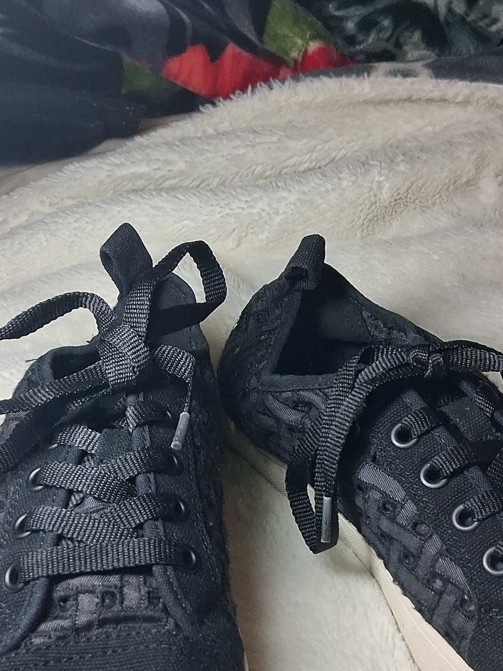 Koolaburra Black Lace-Textured  Sneakers